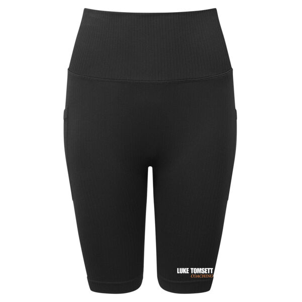 Luke Tomsett - Women’s Ribbed Seamless '3D Fit' Cycle Shorts Thumbnail